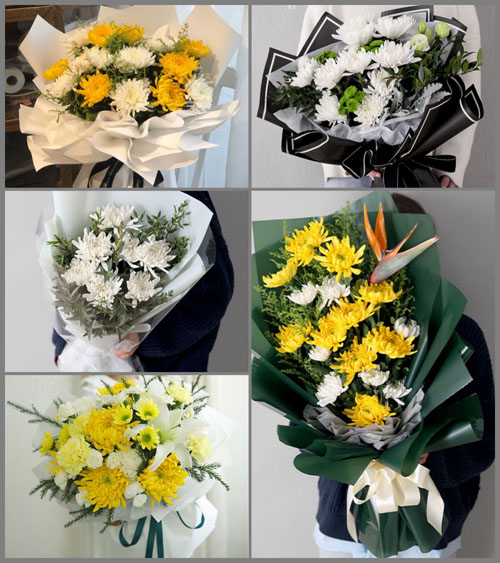 河北邯郸魏县张二庄镇白事花束代送